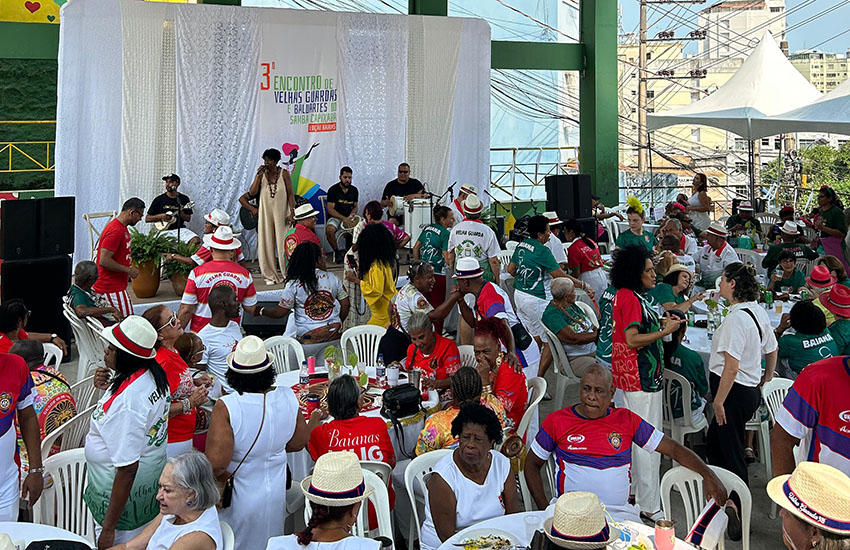 Instituto Raízes celebra ancestralidade no terceiro encontro de Velhas Guardas e Baluartes do Carnaval Capixaba