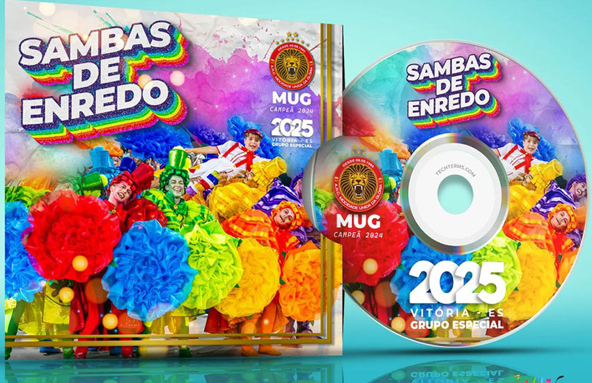 Liesge divulga capa do álbum dos sambas-enredo do Grupo Especial 2025