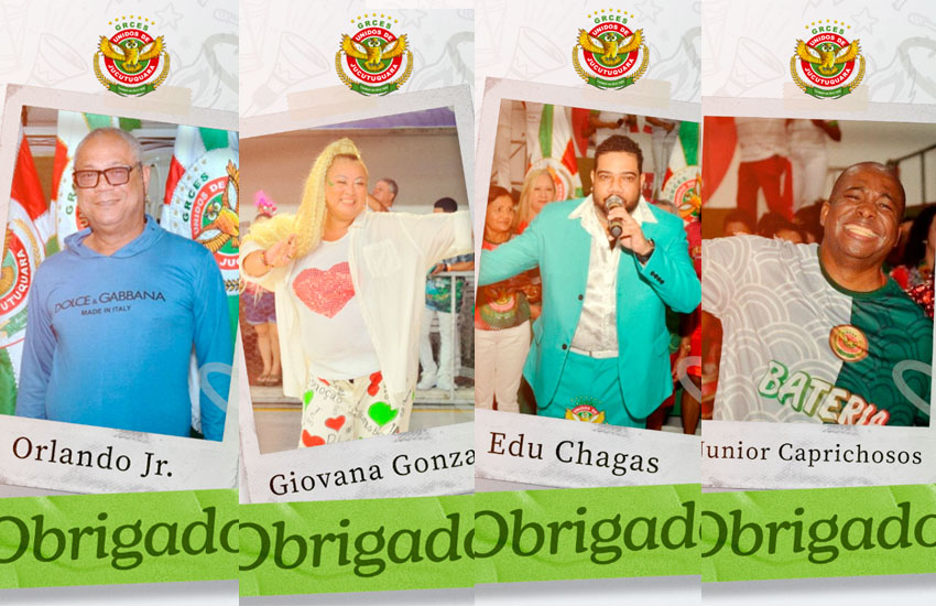 Jucutuquara anuncia saída de carnavalesco, coreógrafa, intérprete e mestre de bateria