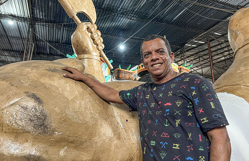 Robson Goulart se despede da Mocidade da Praia