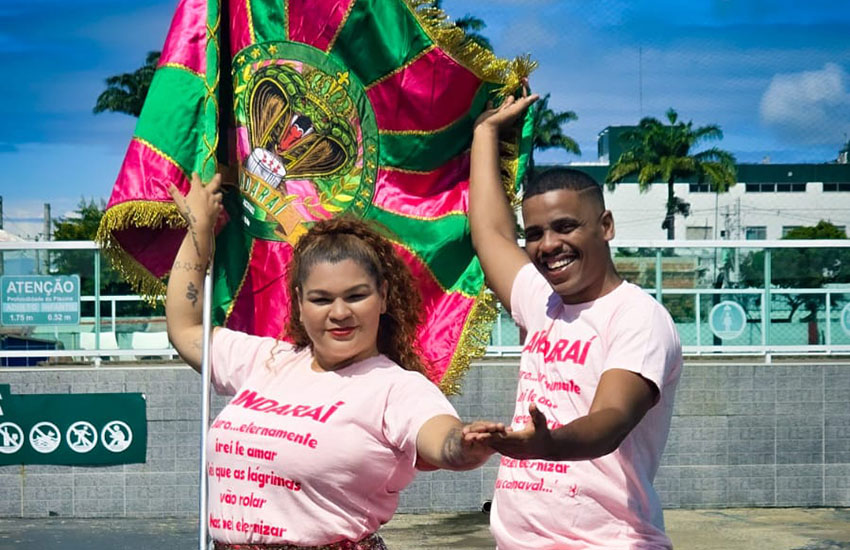 Andaraí anuncia Kleyson Faria e Alana Marques como casal de mestre-sala e porta-bandeira