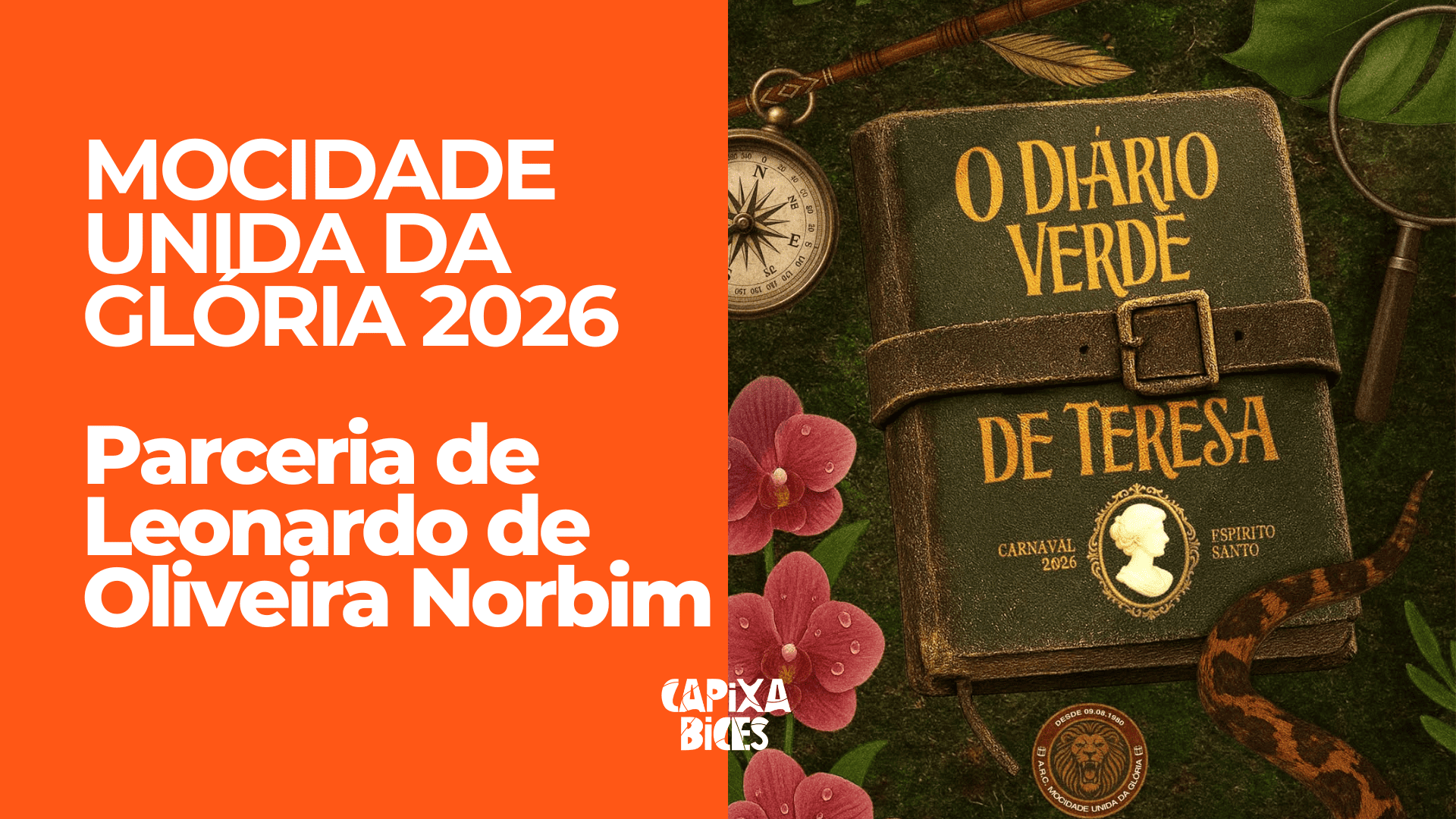 Mocidade Unida da Glória 2026: Samba da parceria de Leonardo de Oliveira Norbim