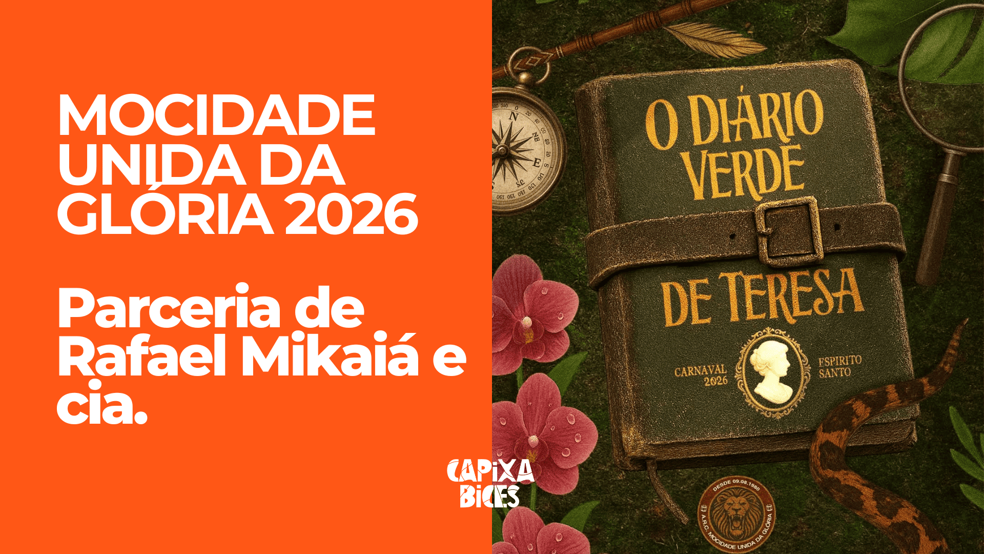 Mocidade Unida da Glória 2026: Samba da parceria de Rafael Mikaiá e cia.