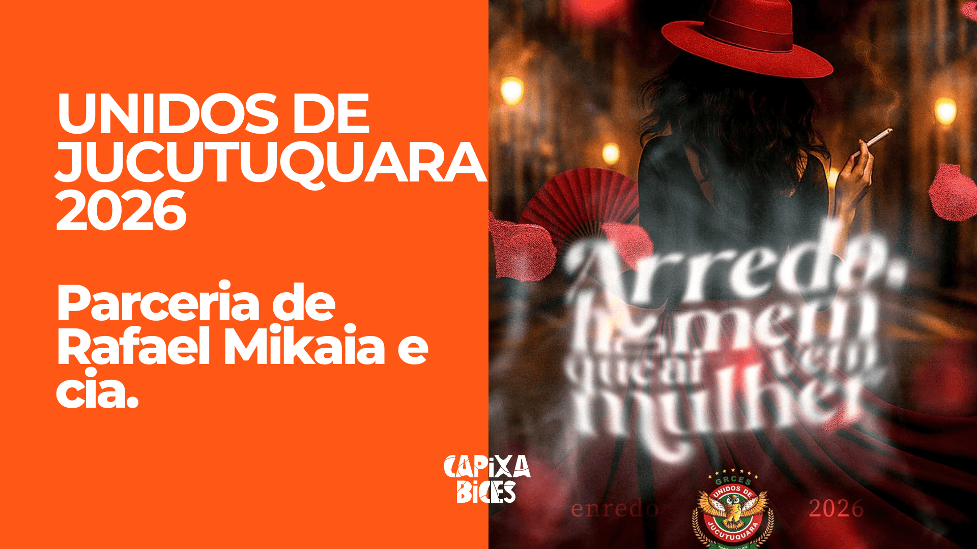 Jucutuquara 2026: Samba da parceria de Rafael Mikaia e cia.