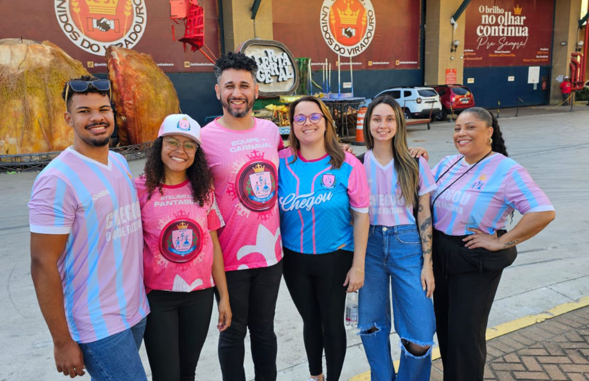 Chegou envia equipe ao Rio de Janeiro para imersão no ateliê da Viradouro