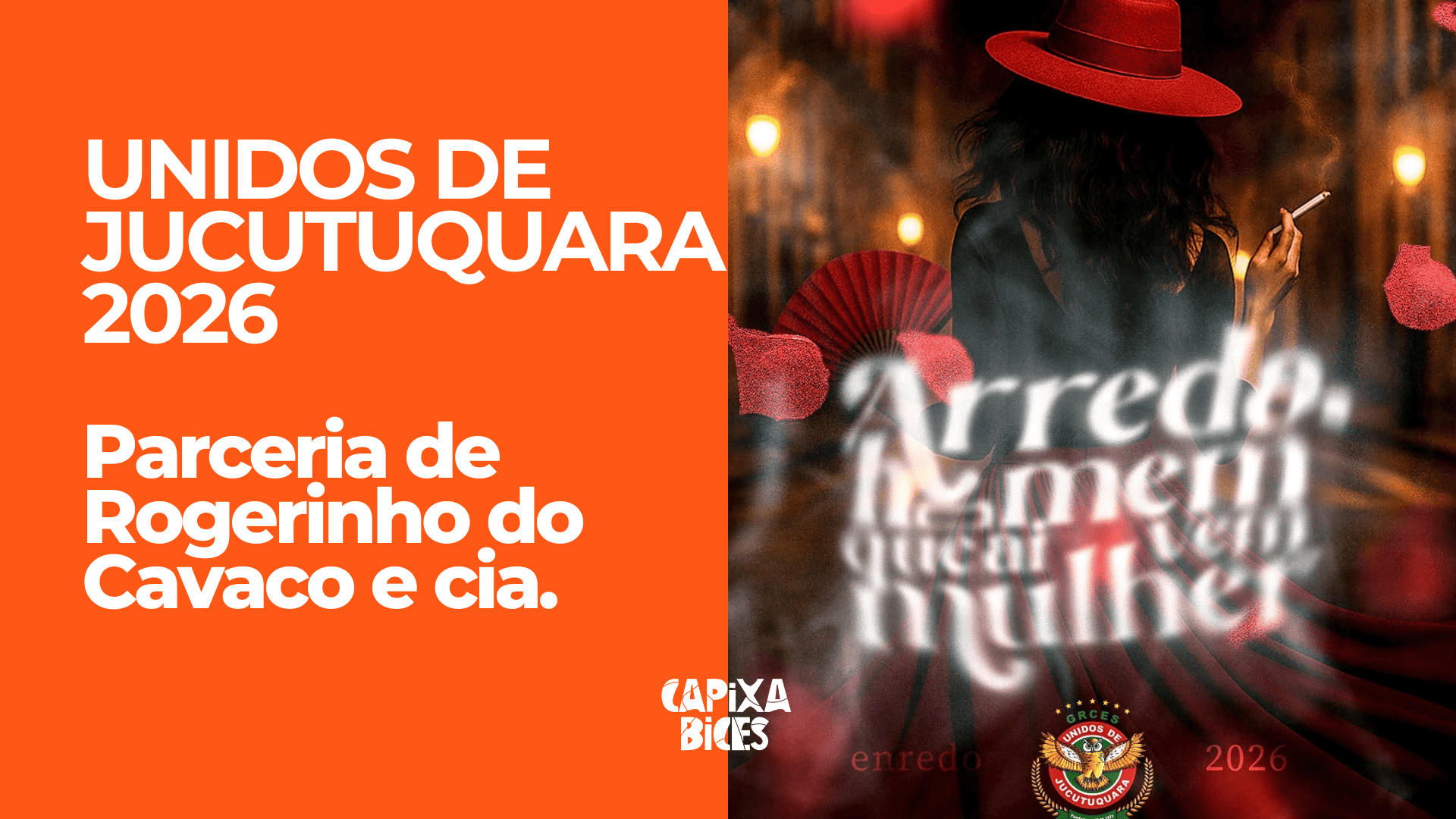 Jucutuquara 2026: Samba da parceria de Rogerinho do Cavaco e cia.