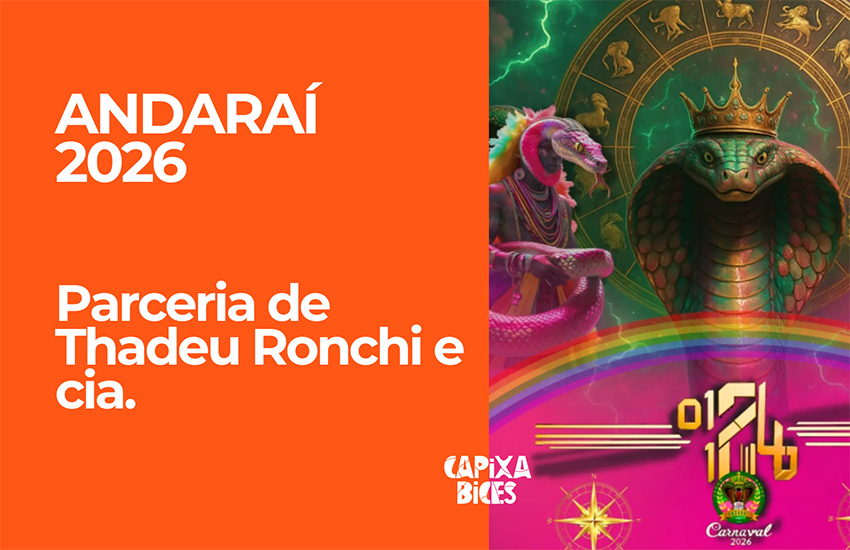 Andaraí 2026: Samba da parceria de Thadeu Ronchi e cia.