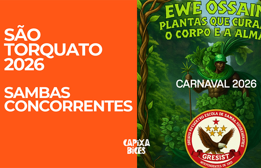 Ouça os sambas concorrentes da São Torquato para o Carnaval 2026