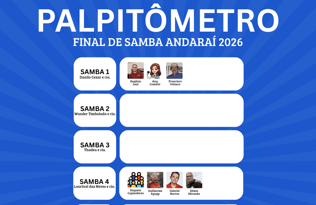 Parceria de Lourival das Neves vence Palpitômetro e chega como favorita na final da Andaraí