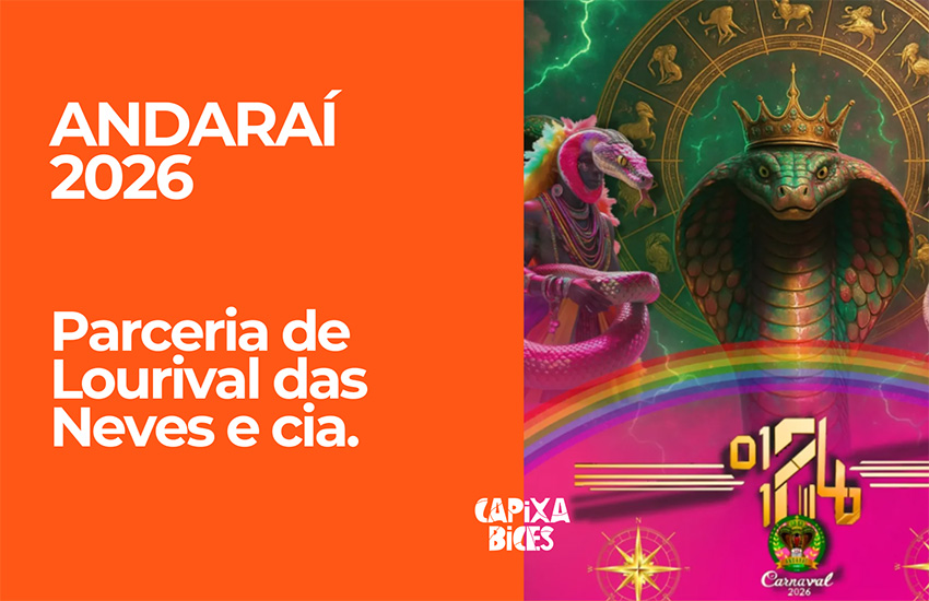 Andaraí 2026: Samba da parceria de Lourival das Neves e cia.