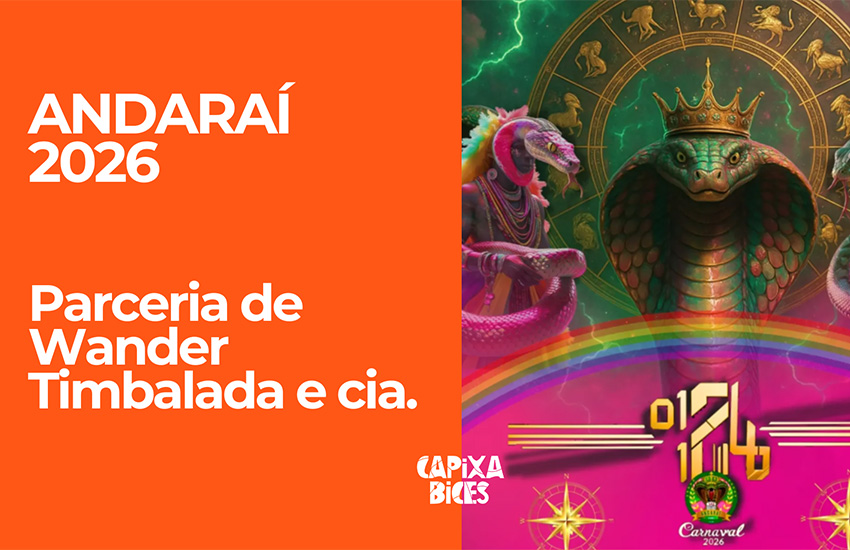 Andaraí 2026: Samba da parceria de Wander Timbalada e cia.