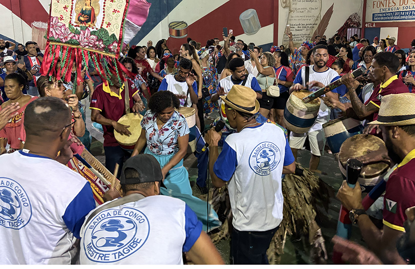 Congo na festa de aniversário da Boa Vista