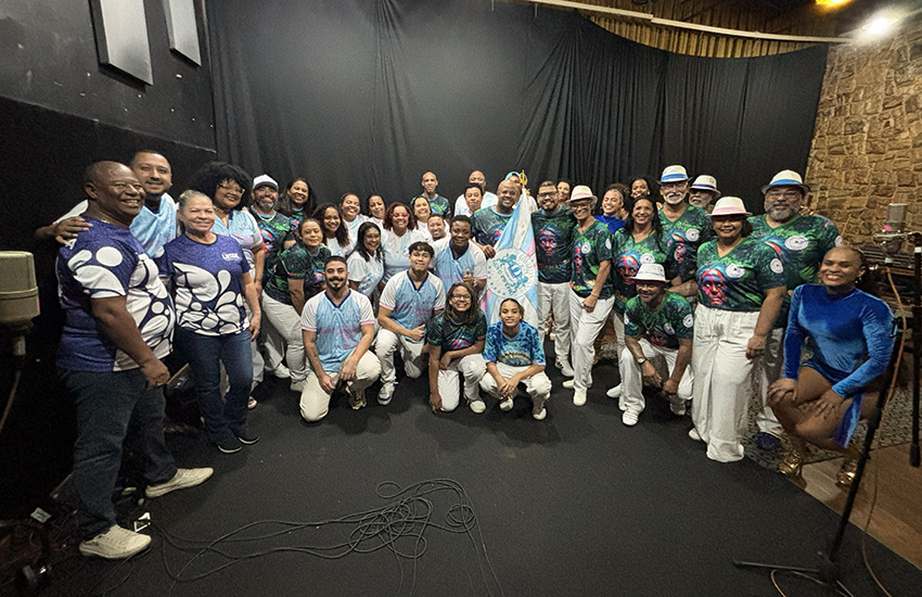 Família Imperiana incorpora guerreiras ancestrais e grava faixa para álbum da Liesge 2026