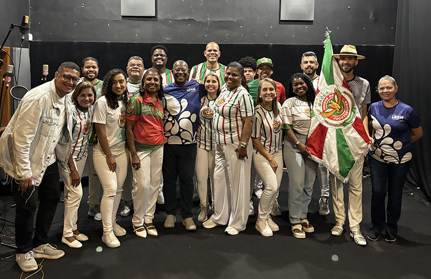 Jucutuquara grava faixa para álbum oficial da Liesge 2026 e confirma qualidade do samba