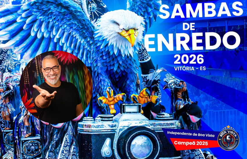Cahê Rodrigues celebra primeira capa de álbum no Grupo Especial de Vitória