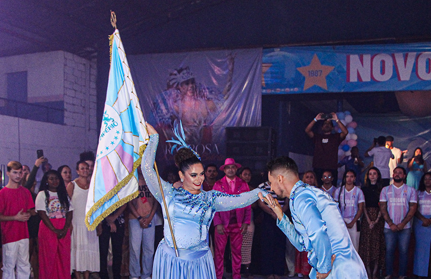 Casais de mestre-sala e porta-bandeira se encontram para grande evento na Novo Império neste domingo