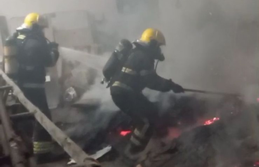 Incêndio atinge barracão pesado da Piedade; Veja Imagens