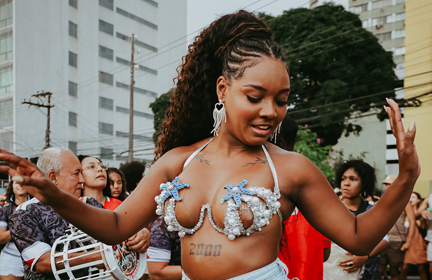 Rainha da bateria Ritmo Forte, Nathy Messias