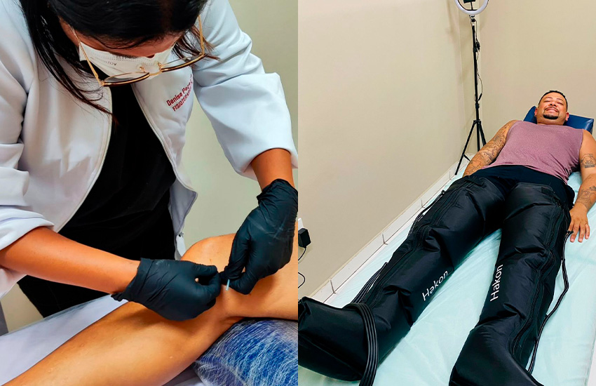 Saúde importa! Chegou fornece sessões de fisioterapia para quesitos e diretores da escola