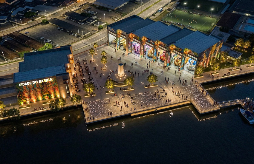Confira imagens do projeto da Cidade do Samba Capixaba com 10 barracões