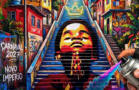 “Império da arte desce o morro” é o enredo da Novo Império para o Carnaval 2027