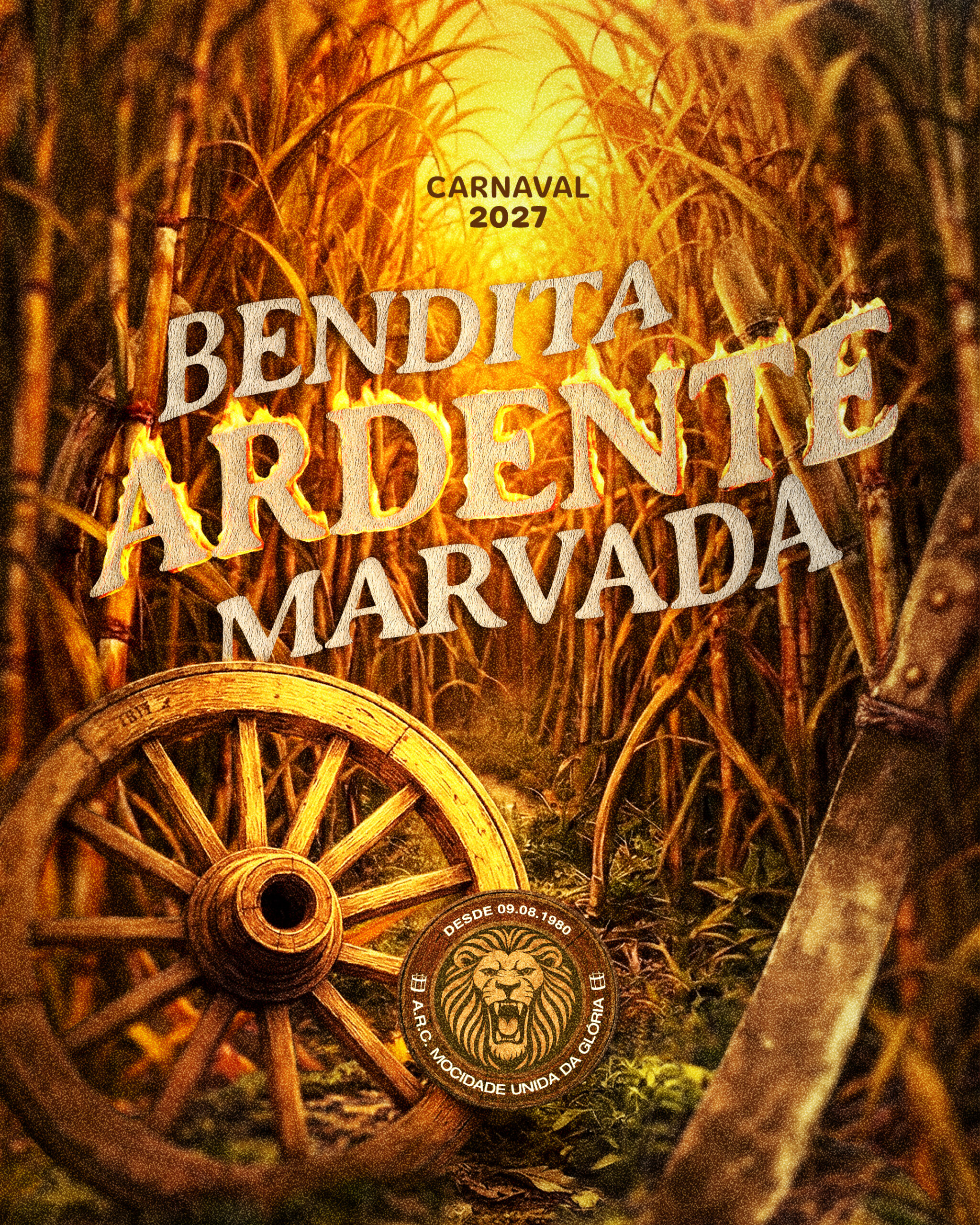 Logomarca do enredo — Bendita Ardente Marvada